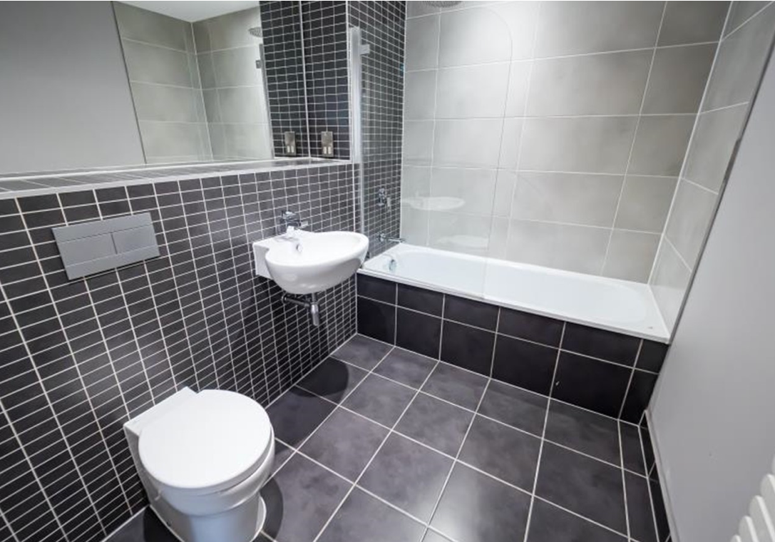 Apartments to Rent by Northern Group at Flint Glass Wharf, Manchester, M4, bathroom