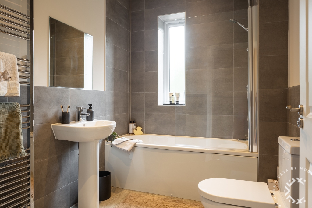 Apartments and Houses to Rent by Casa at Moda at Casa, Abbey Court, Leeds, LS5, bathroom