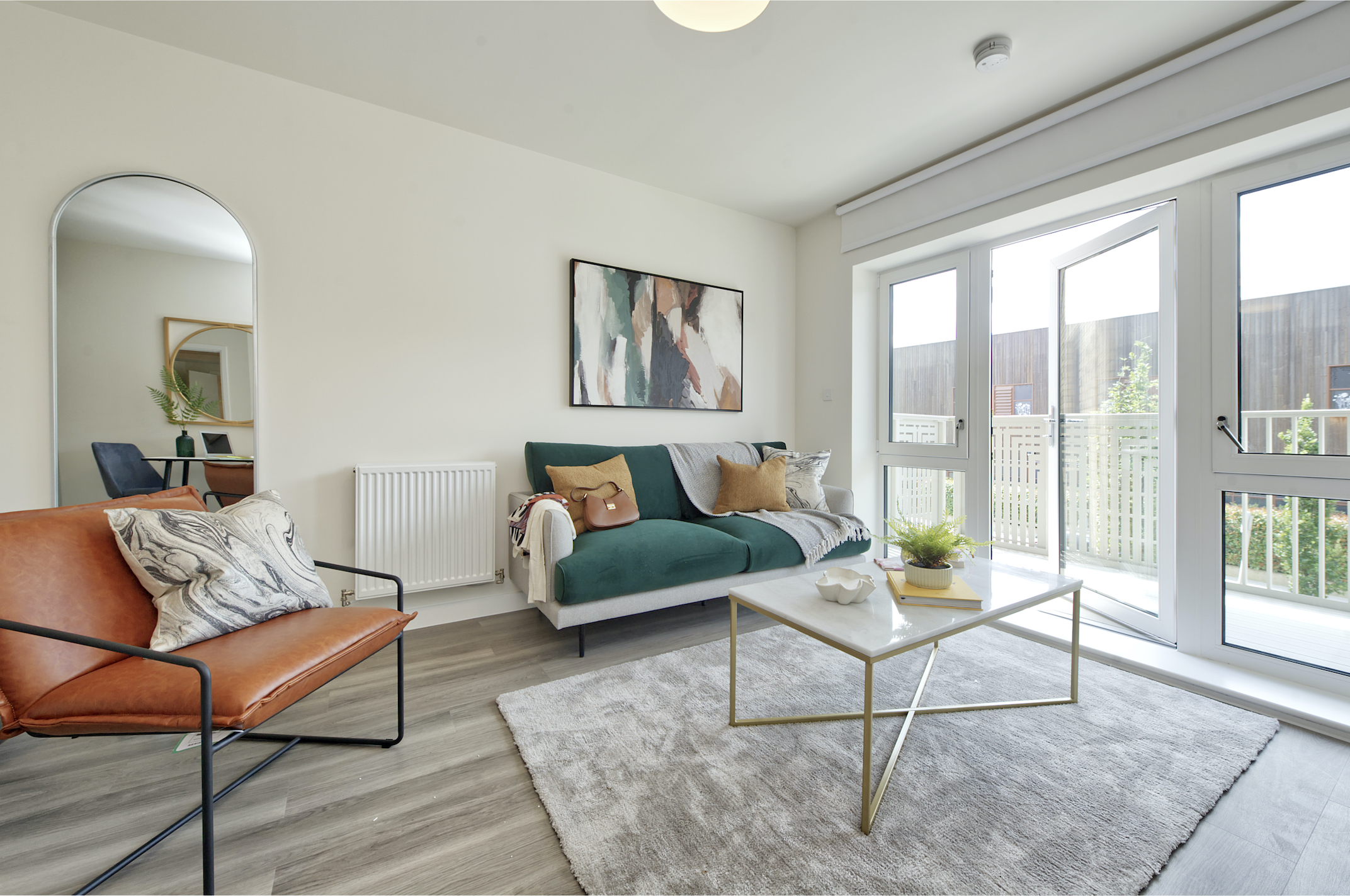 Apartments to Rent by Una Living in Springfield Parkside, Tooting, SW17, living area