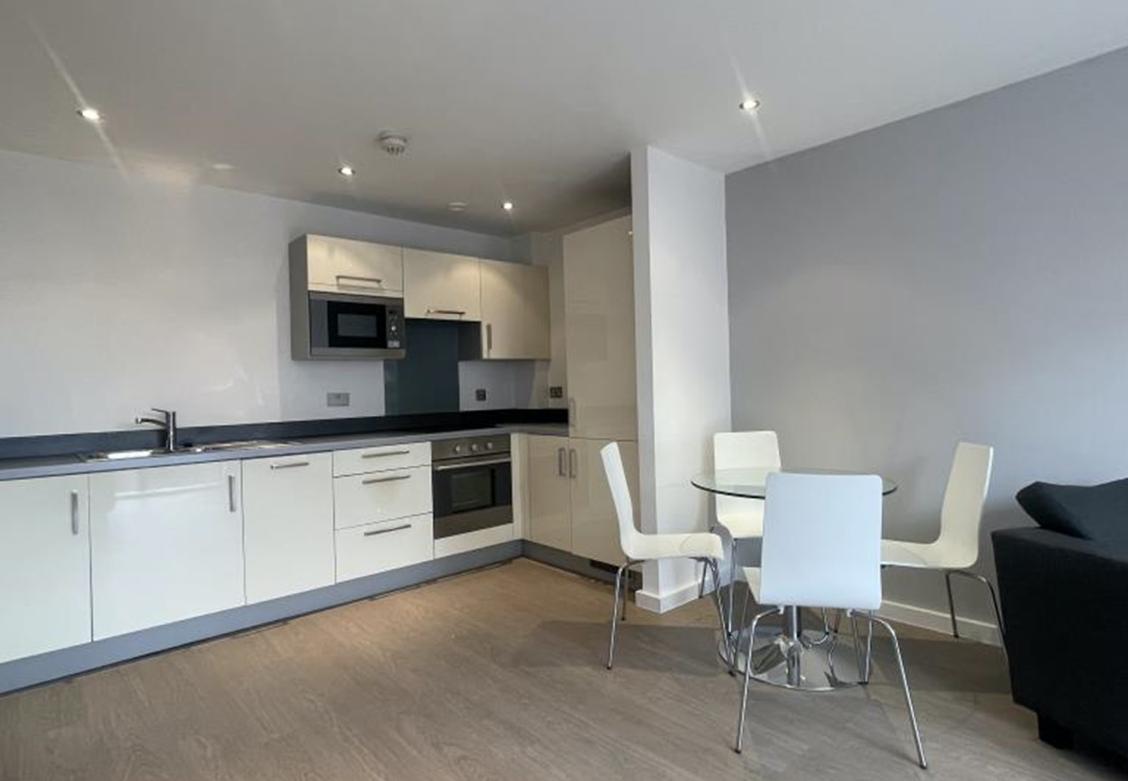 Apartments to Rent by Northern Group at Flint Glass Wharf, Manchester, M4, kitchen dining area