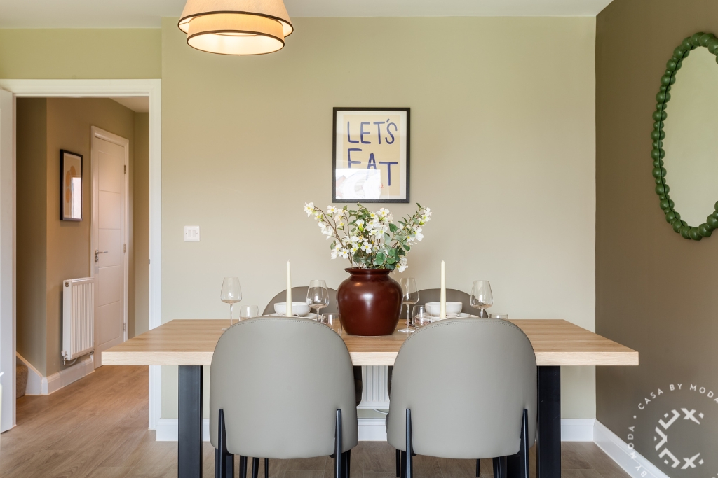 Houses to Rent by Casa at Moda at Casa at Westmoor Grange, Doncaster, DN3, dining area