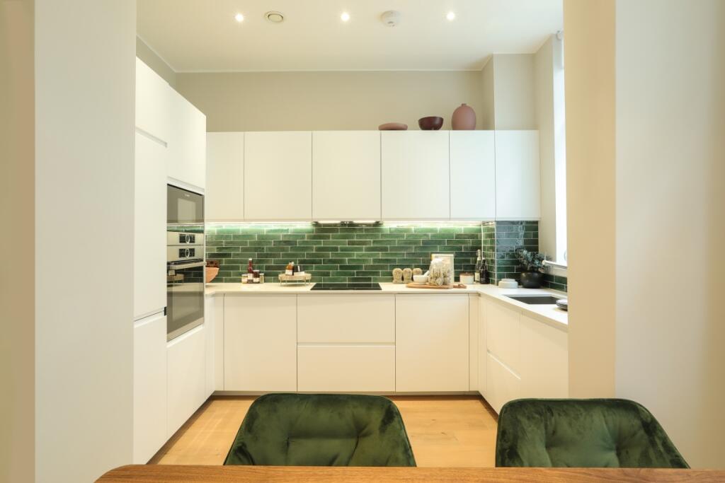 Houses and Apartments to Rent by JLL at Sugar House Island, Newham, E15, kitchen