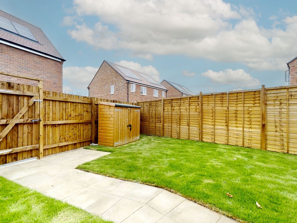 Homes to Rent by Allsop at The Pioneers, Houlton, Rugby, CV23, private rear garden