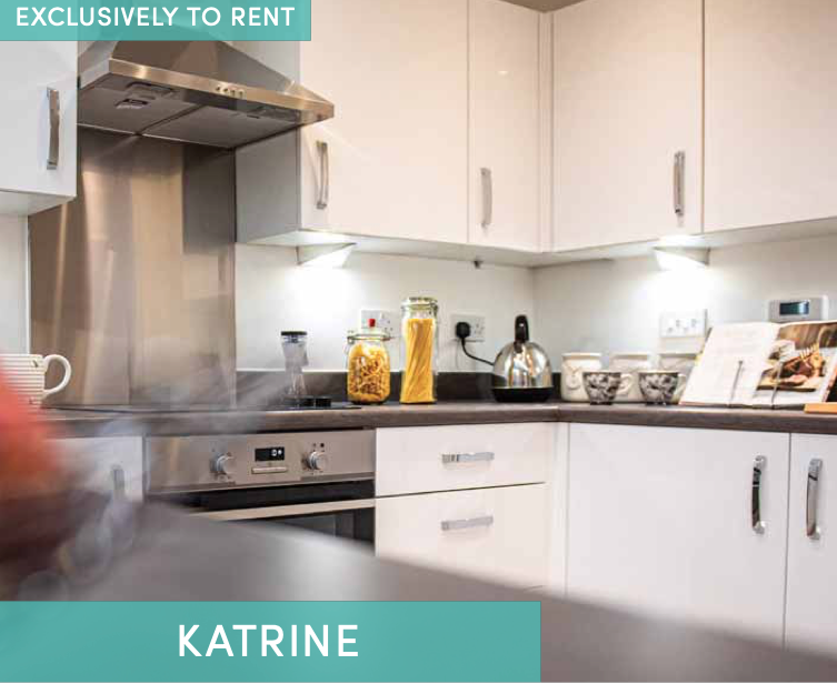 Houses and Apartments to Rent by Simple Life in Albion Place, Salford, Greater Manchester, M6, The Katrine kitchen