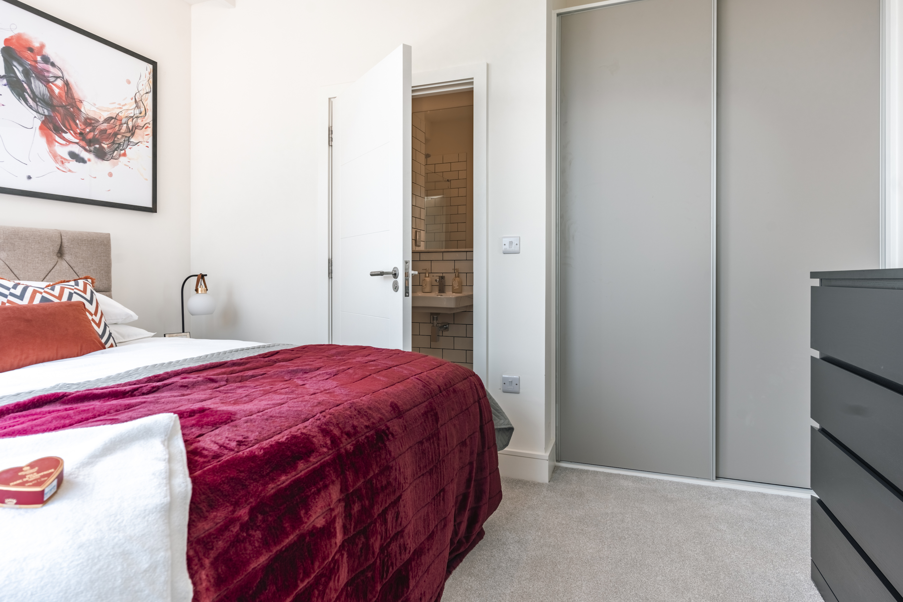 Apartments to Rent by Centrick in The Saxons, Leicester, LE1, bedroom