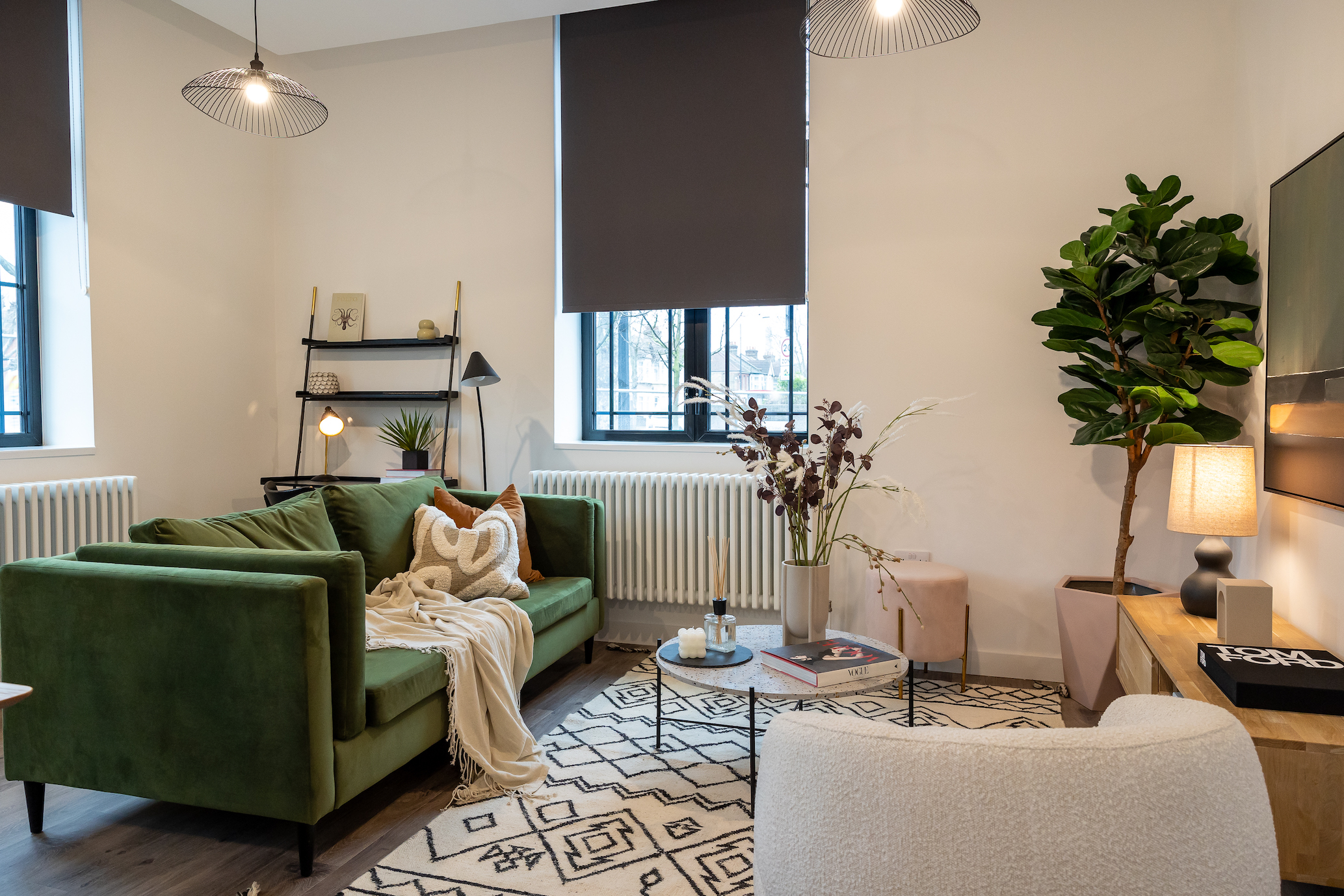 Apartments to Rent by Populo Living at The Didsbury, Newham, E6, living area