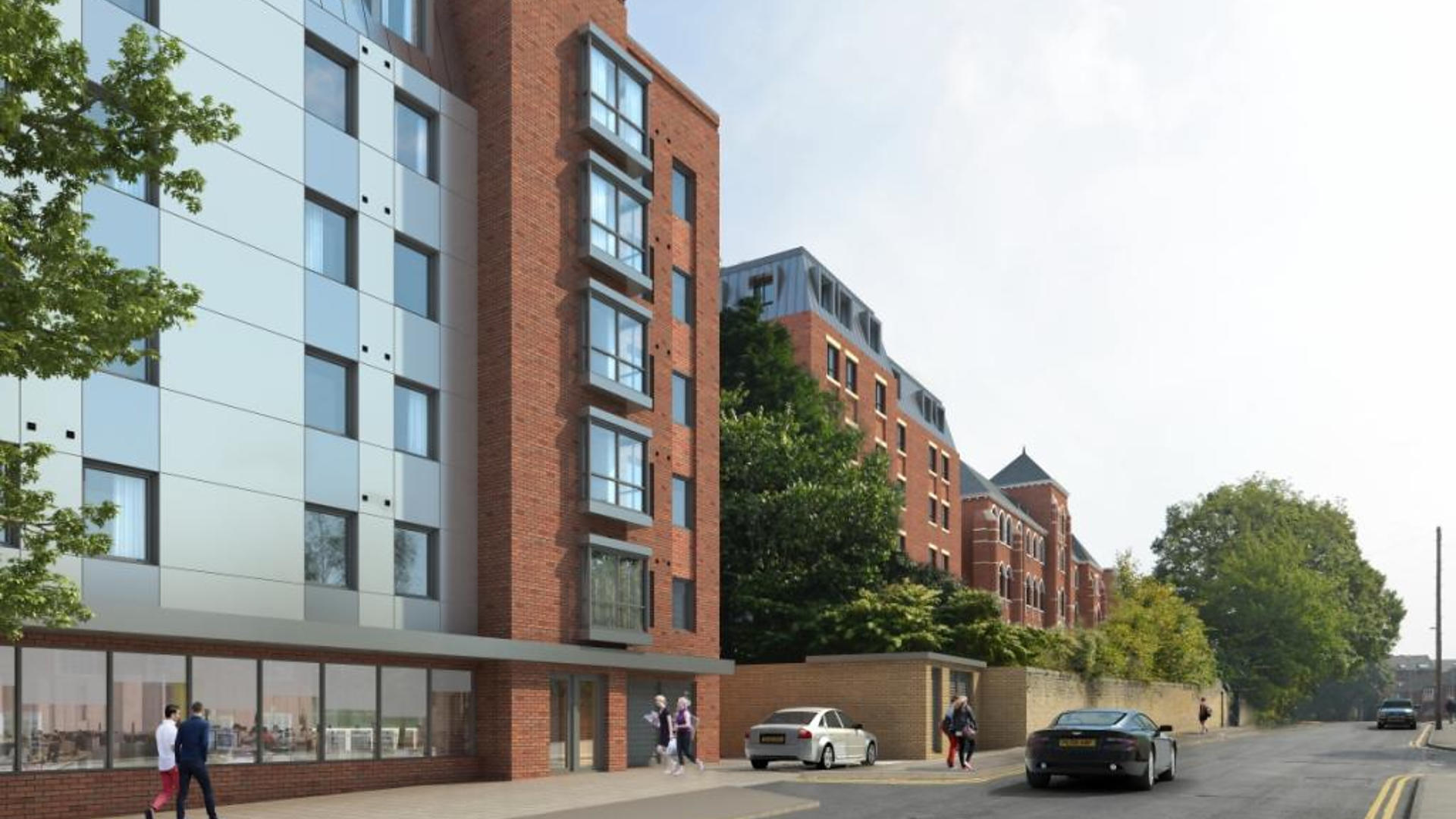 Apartments to Rent by JLL at The Court, Leeds, LS3, development panoramic