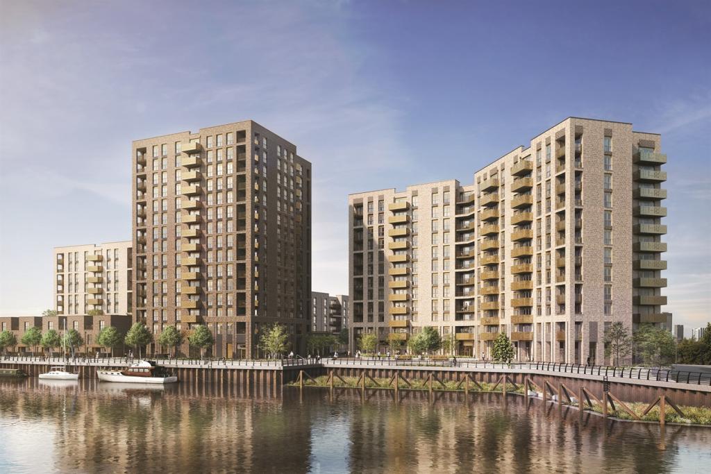 Apartments to Rent by Simple Life London in Fresh Wharf, Barking, IG11, The Mallard building panoramic