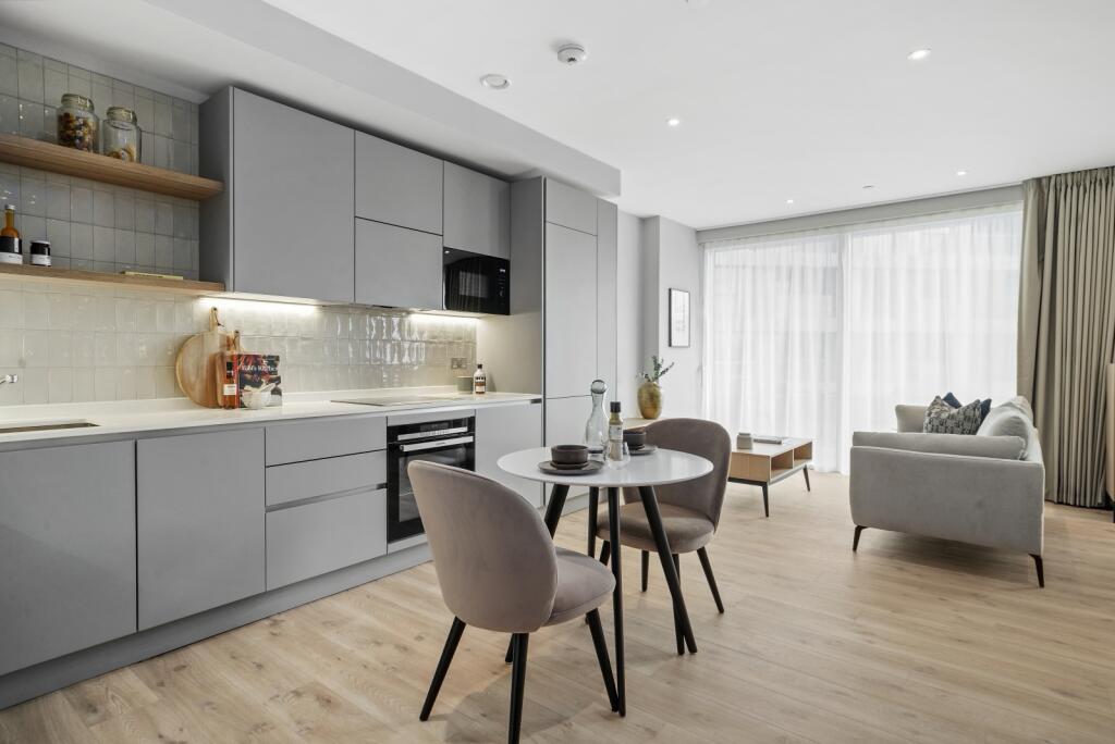 Apartment Get Living East Village London Stratford Kitchen Living Dining Area 3