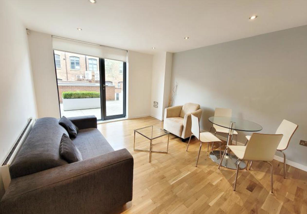 Apartments to Rent by Northern Group at Flint Glass Wharf, Manchester, M4, living dining area