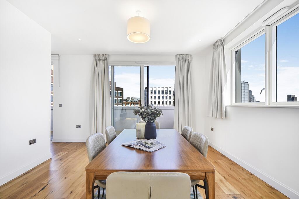 Houses and Apartments to Rent by JLL at Sugar House Island, Newham, E15, dining area