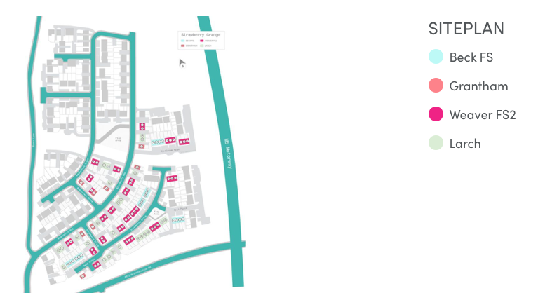 Houses to Rent by Simple Life in Strawberry Grange, Bridgewater, TA6, site plan