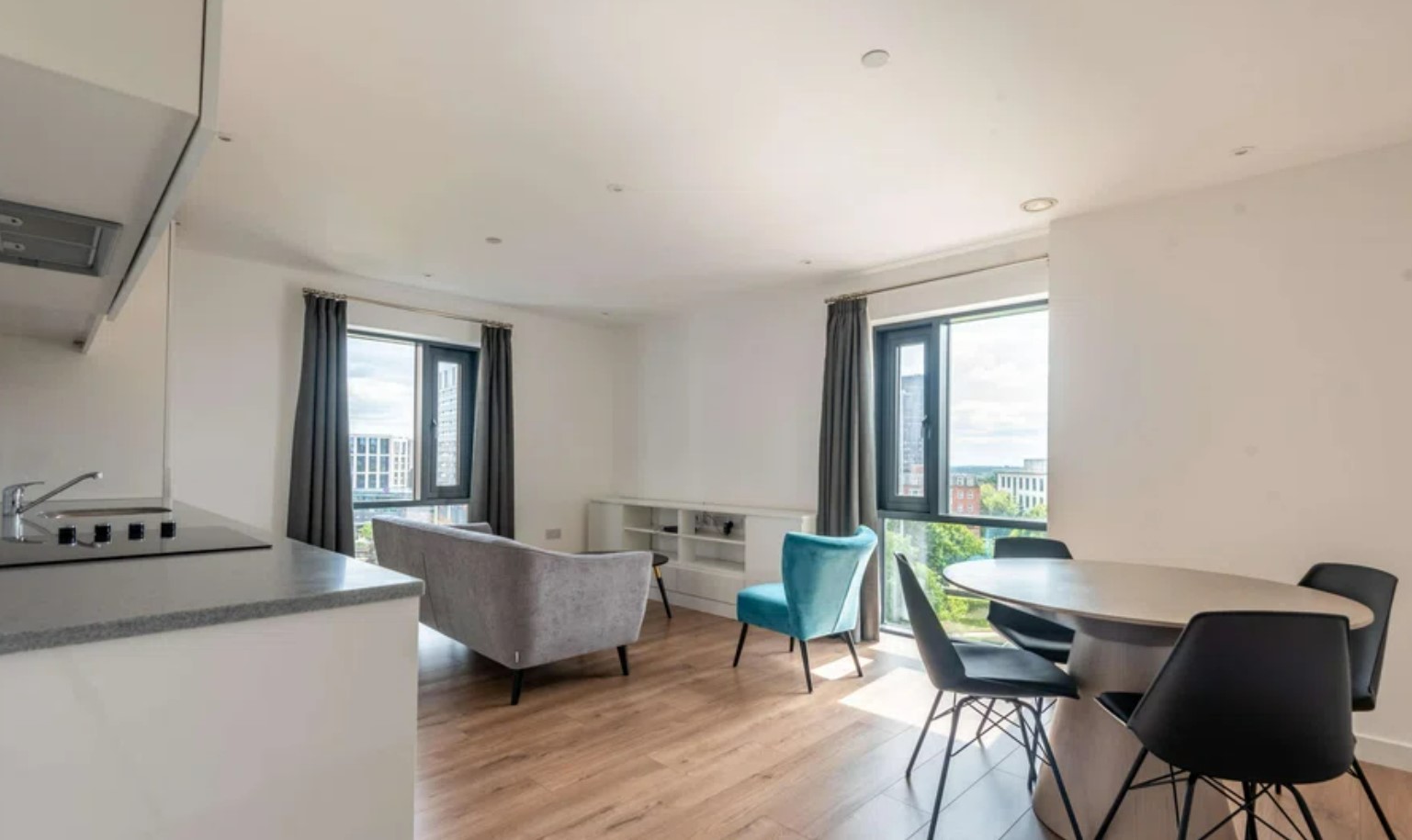 Apartment Way Of Life The Lansdowne Birmingham Kitchen Living Dining Area 1