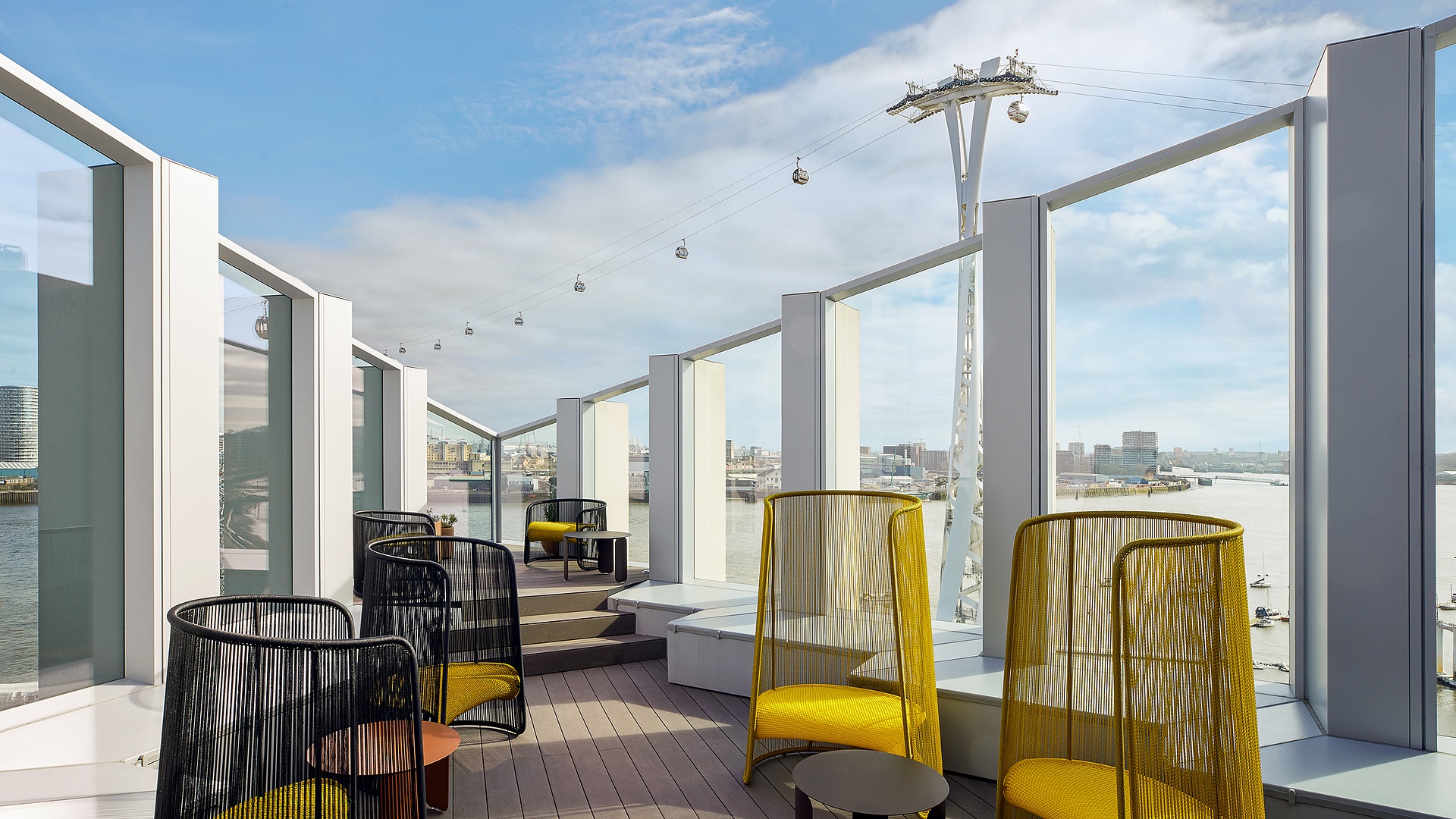 Apartments to Rent by Greenwich Peninsula at Upper Riverside, Greenwich, SE10, roof terrace