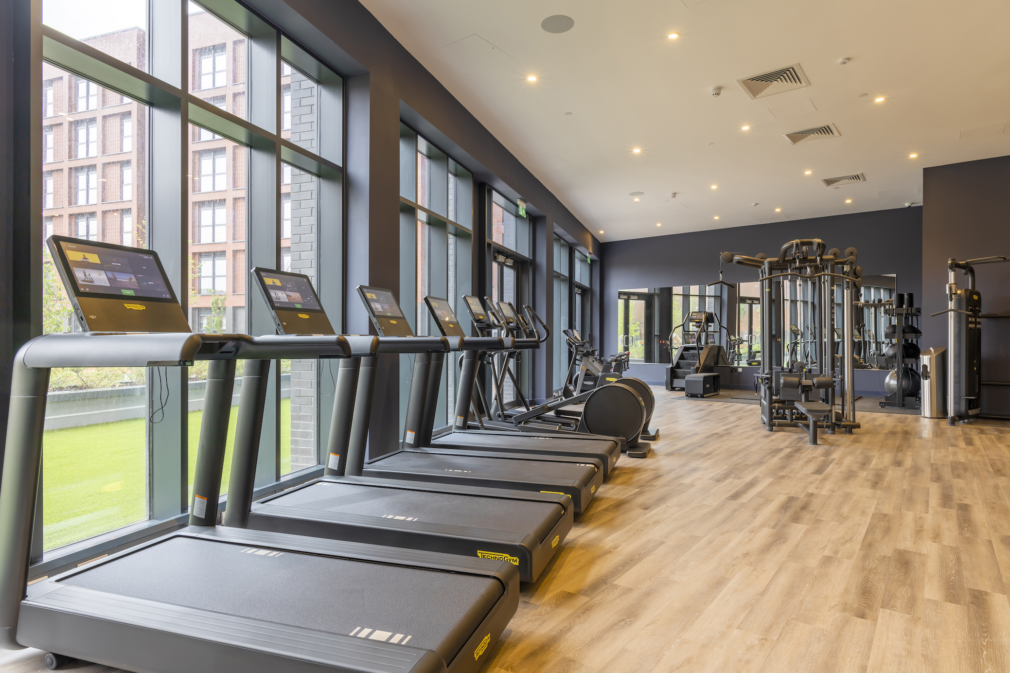 Apartments to Rent by Cortland in Cortland Broad St., Birmingham, B15, fitness suite