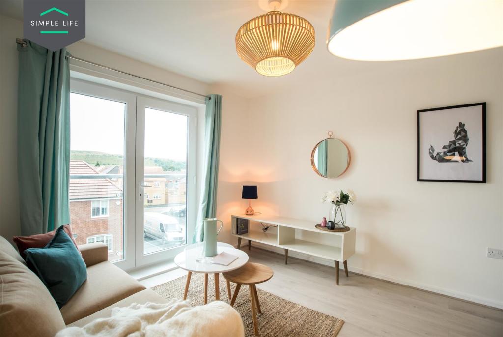 Apartments by Simple Life to Rent, The Rowan, 2 bedroom apartment, living area