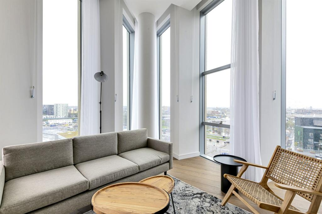 Apartments to Rent by Greenwich Peninsula at Upper Riverside, Greenwich, SE10, living area
