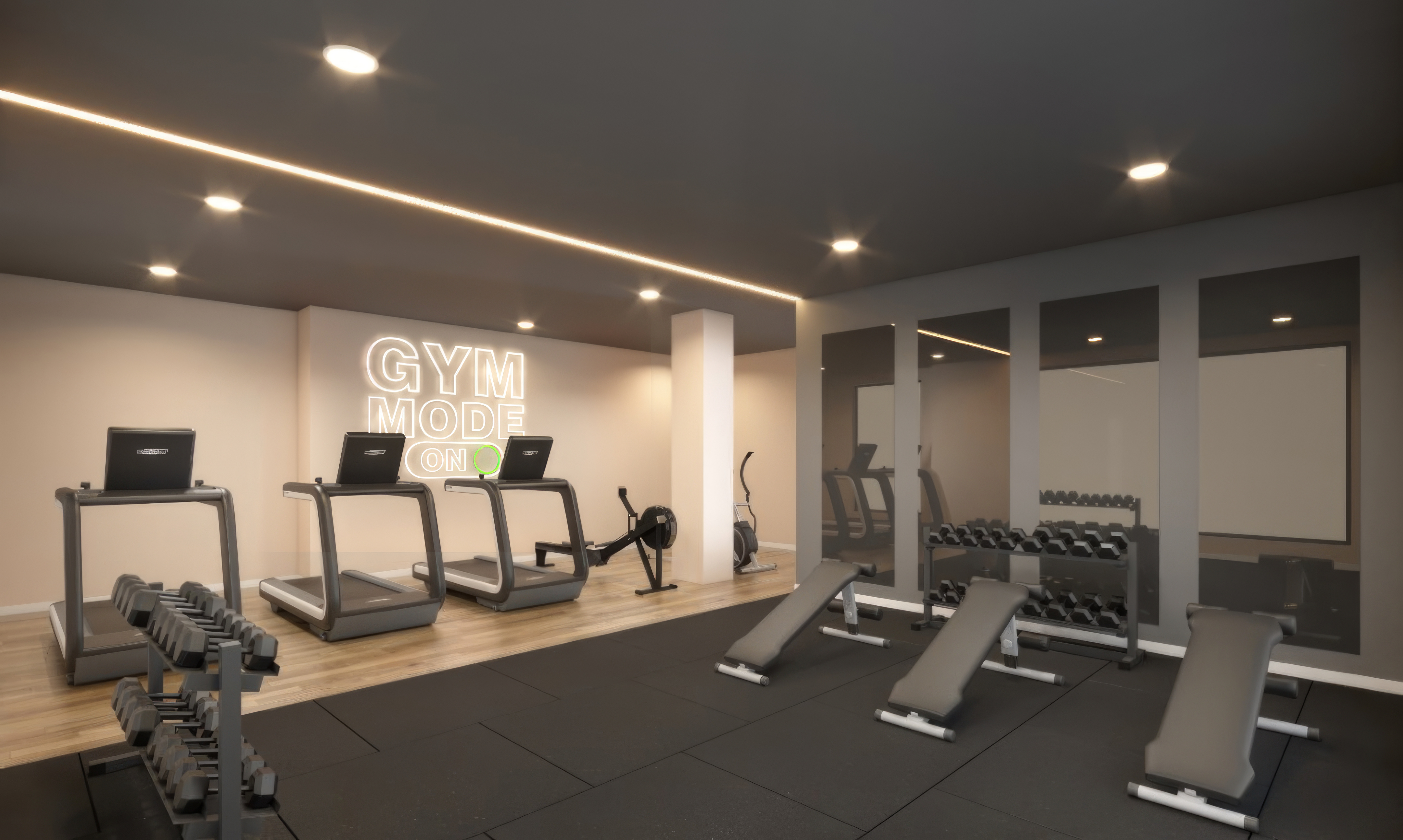 Apartments to Rent by Centrick in The Saxons, Leicester, LE1, gym