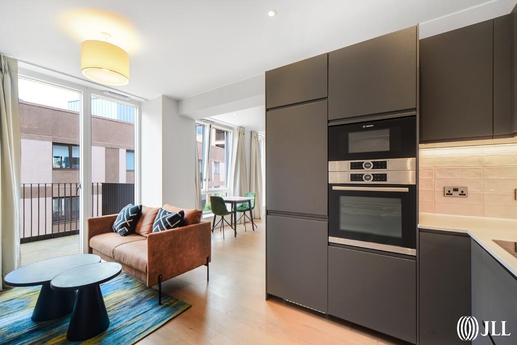 Houses and Apartments to Rent by JLL at Sugar House Island, Newham, E15, living kitchen dining area