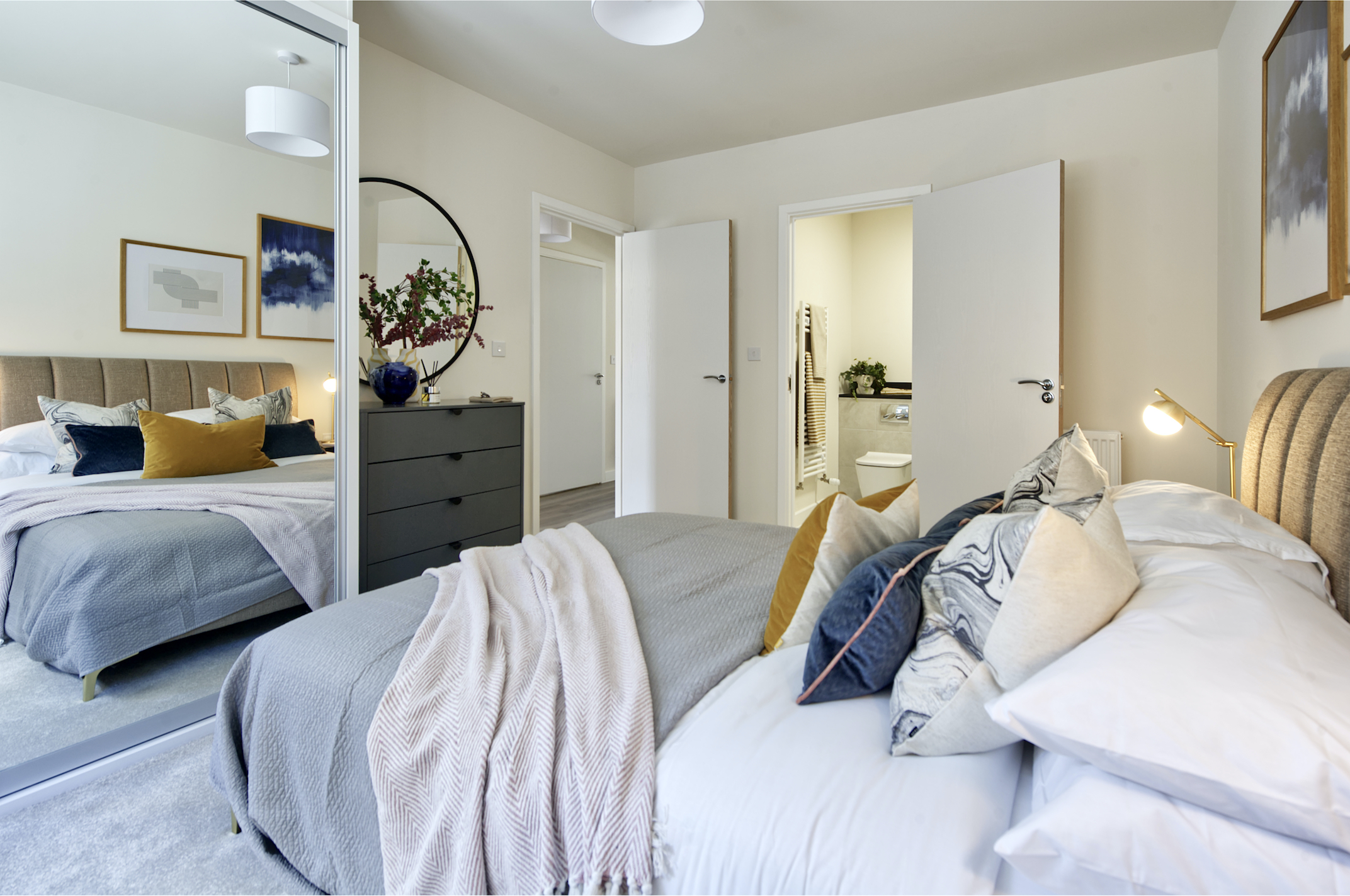 Apartments to Rent by Una Living in Springfield Parkside, Tooting, SW17, bedroom