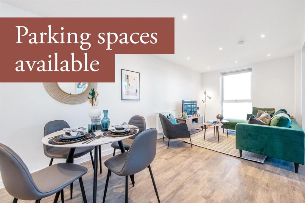 Apartments to Rent by Simple Life London in Beam Park, Havering, RM13, The Zephyr living dining area