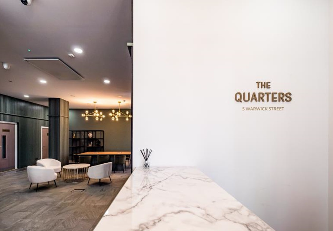 Apartments to Rent by Northern Group at The Quarters, Manchester, M1, communal lounge