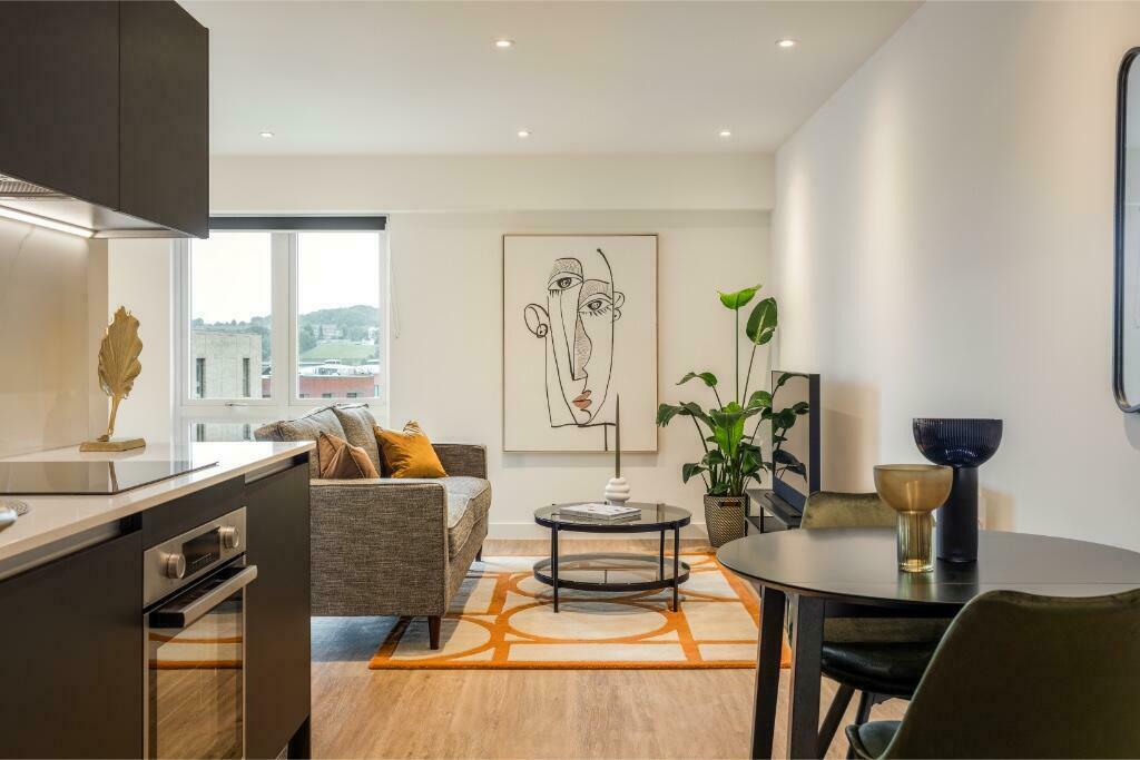 Apartments to Rent by Platform_ at Platform_Sheffield, Sheffield, S1, kitchen dining living area