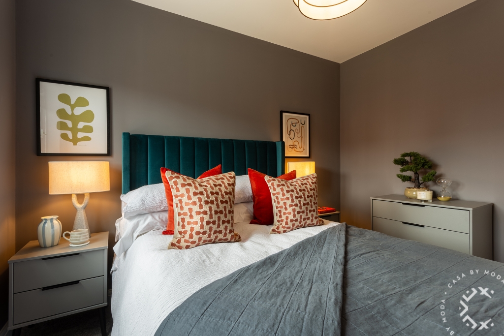 Apartments and Houses to Rent by Casa at Moda at Casa, Abbey Court, Leeds, LS5, bedroom