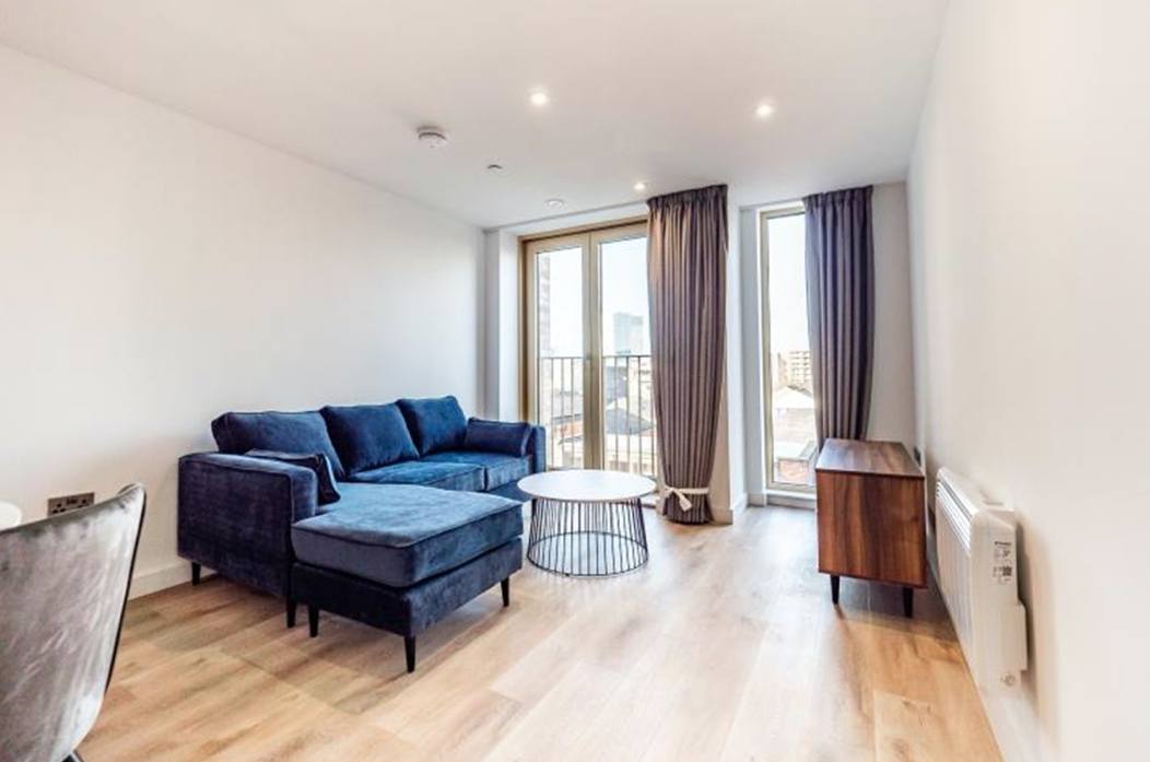 Apartments to Rent by Northern Group at The Quarters, Manchester, M1, living area