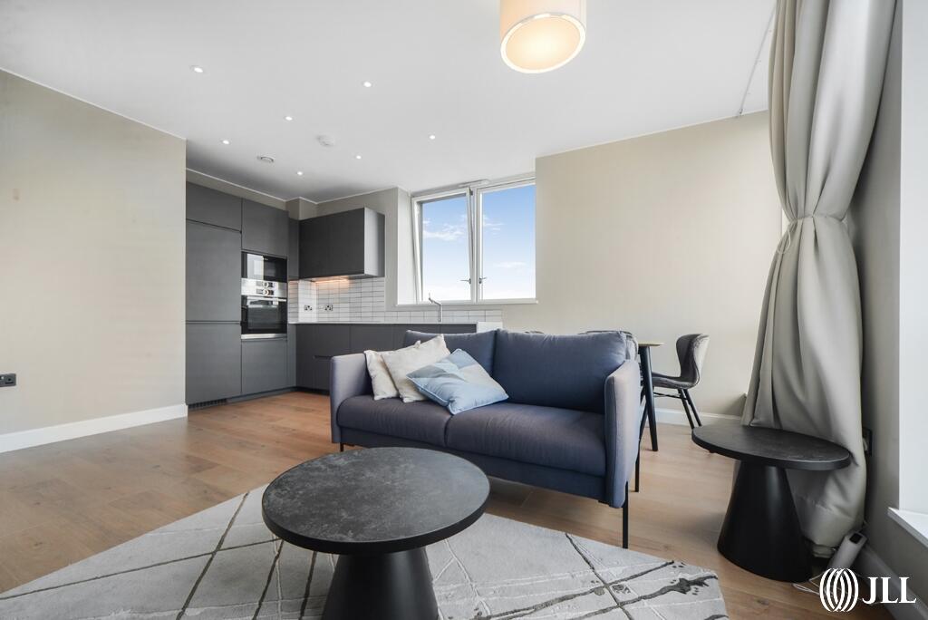 Houses and Apartments to Rent by JLL at Sugar House Island, Newham, E15, living kitchen area