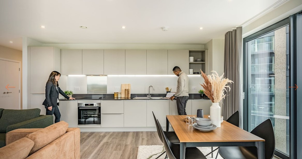 Apartment-APO-Group-Kew-Bridge-Hounslow-Greater-London-interior-Kitchen-Dining-Living-Area