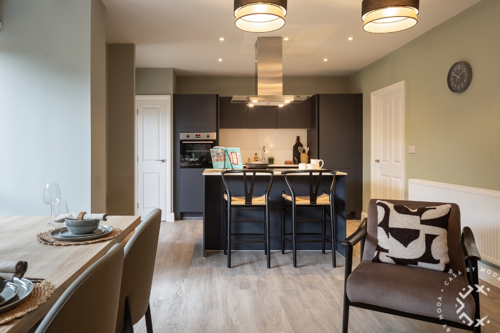 Apartments and Houses to Rent by Casa at Moda at Casa, Abbey Court, Leeds, LS5, kitchen dining area