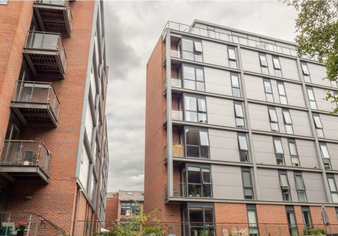 Apartments to Rent by Northern Group at Flint Glass Wharf, Manchester, M4, building panoramic