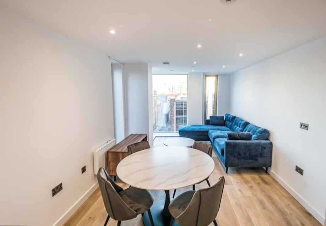 Apartments to Rent by Northern Group at The Quarters, Manchester, M1, living dining area