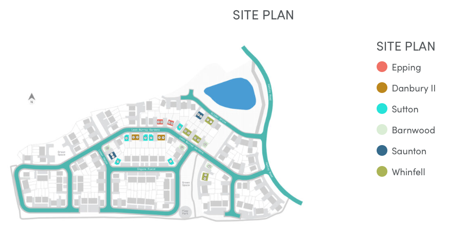 Houses to Rent by Simple Life in Hadley Gate, Hadley, Telford, TF1, site plan