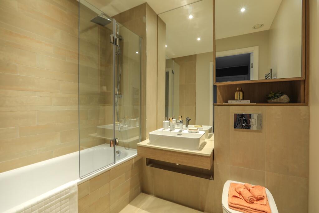 Houses and Apartments to Rent by JLL at Sugar House Island, Newham, E15, bathroom