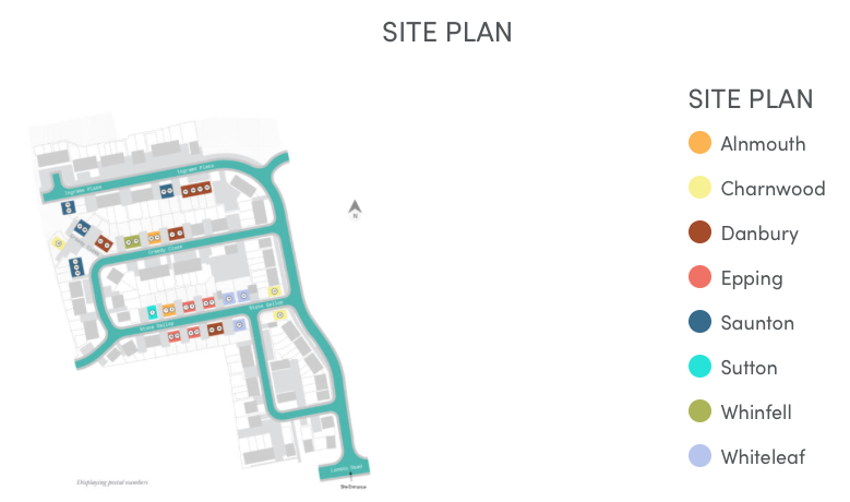 Houses to Rent by Simple Life in Galileo, Cranbrook, Exeter, EX5, site plan
