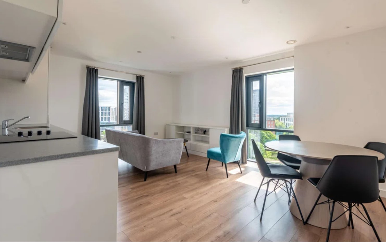 Apartment Way Of Life The Lansdowne Birmingham Kitchen Dining Living Area 1