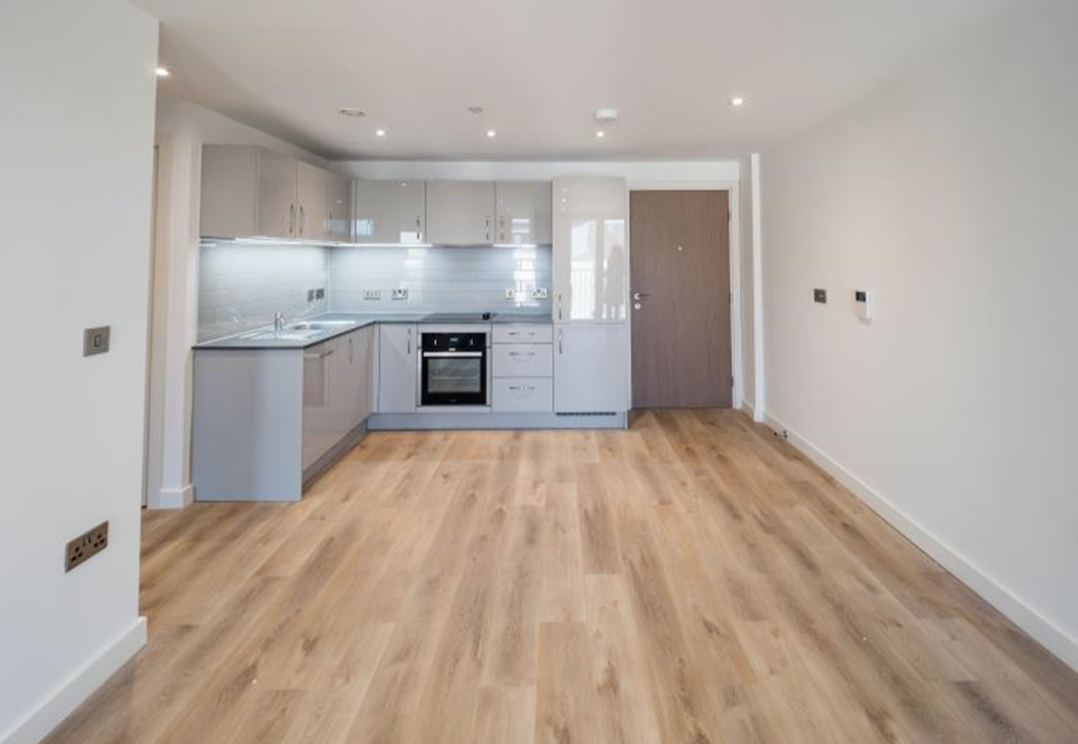 Apartments to Rent by Northern Group at The Quarters, Manchester, M1, living kitchen dining area
