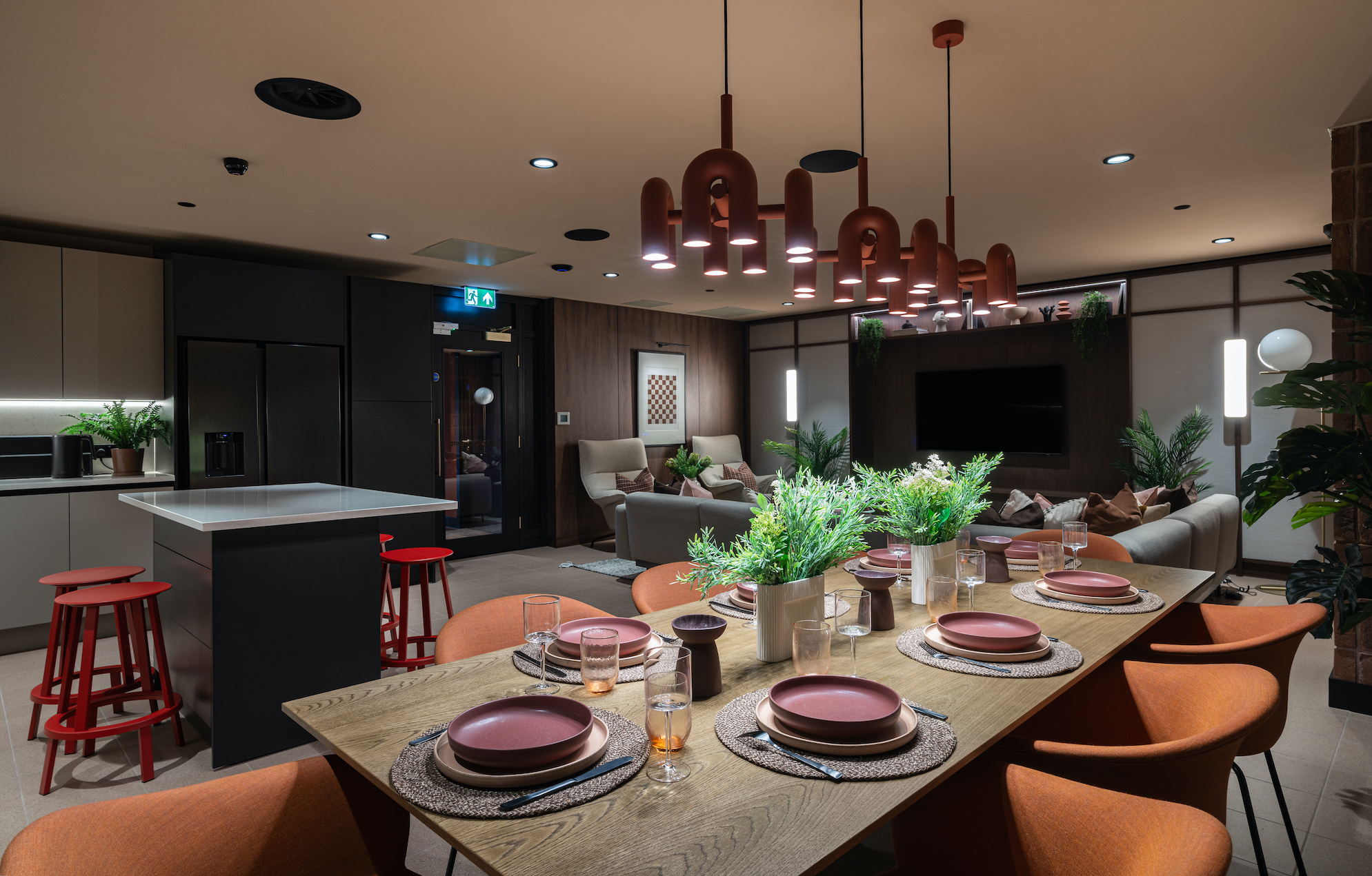 Apartments to Rent by Cortland in Cortland at Colliers Yard, Salford, M3, private dining