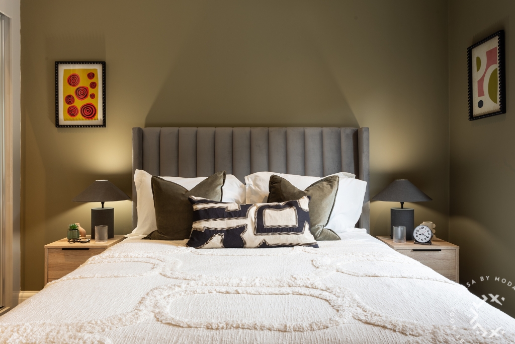 Apartments and Houses to Rent by Casa at Moda at Casa, Abbey Court, Leeds, LS5, bedroom