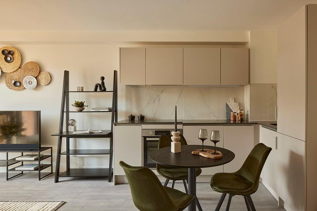 Apartments to Rent by Platform_ at Platform_Cardiff, Cardiff, CF10, kitchen dining area
